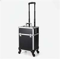 UNIQ Makeup Trolley - Aluminium, Sort 